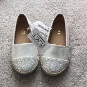 NWT Children’s place girls espadrille slip ons